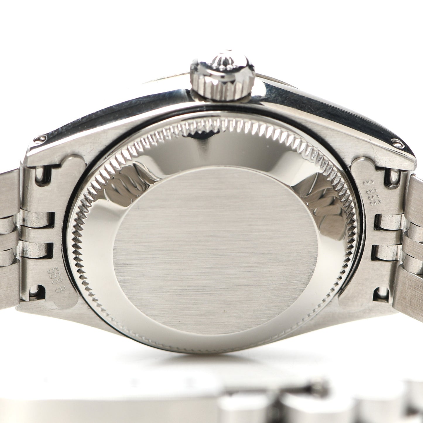 Stainless Steel 18K White Gold 26mm Oyster Perpetual Date Watch Silver 6917