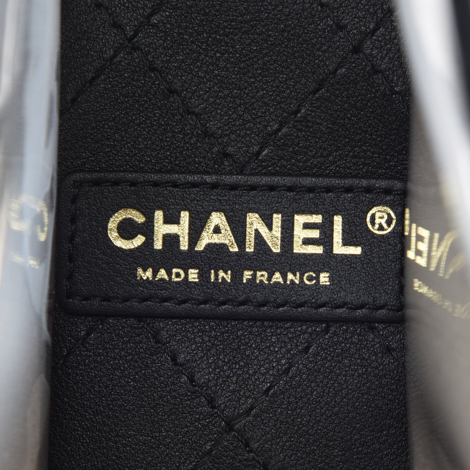 Chanel Lambskin PVC Medium Coco Sand Flap Black 8 of 11