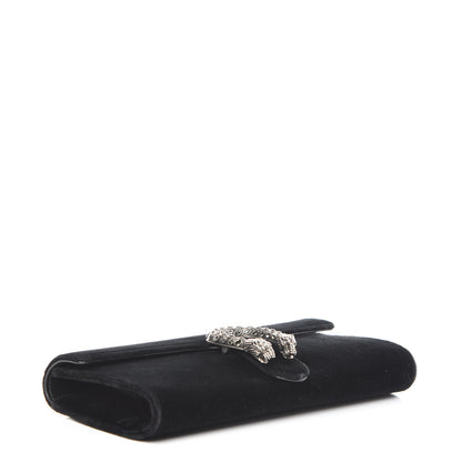 Gucci Velvet Dionysus Clutch Black 4 of 10