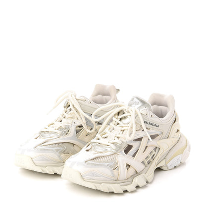 Balenciaga Rubber Mesh Womens Track.2 Open Sneakers 40 White 3 of 8