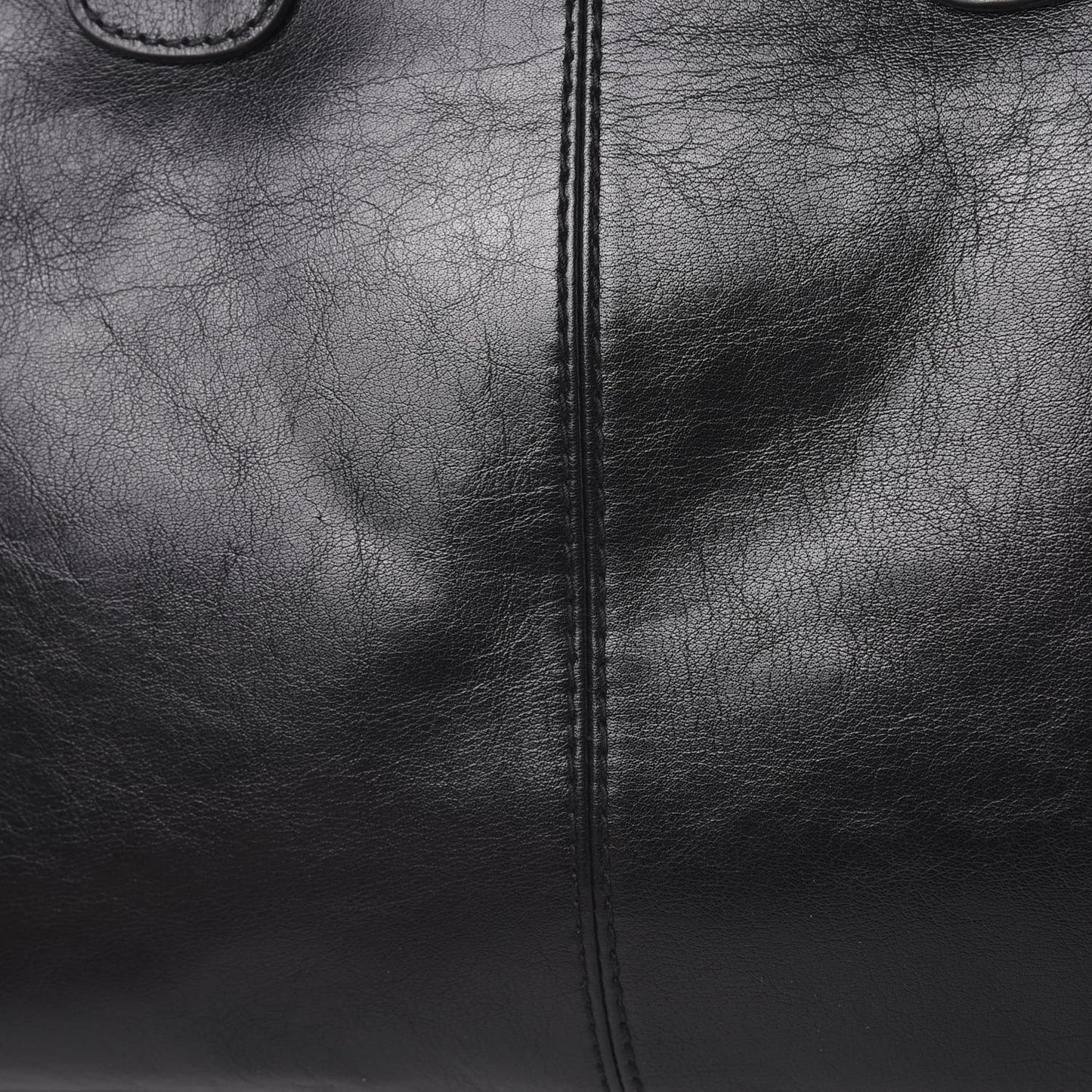 Calfskin Large Re(Belle) Top Handle Bag Black