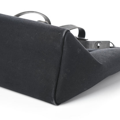 Hermes Toile Vache Hunter Herbag Cabas MM Black 10 of 11