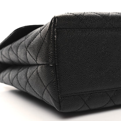 Chanel Caviar Quilted Jumbo Kelly Flap Black 10 of 12