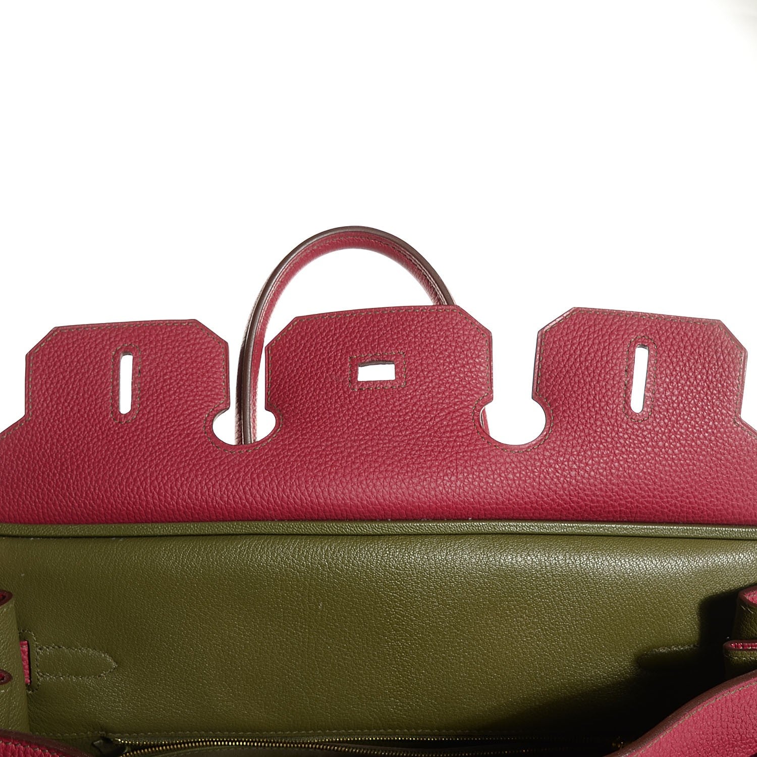 Hermes Togo Eclat Horseshoe Birkin 35 Rubis Vert Veronese 19 of 30