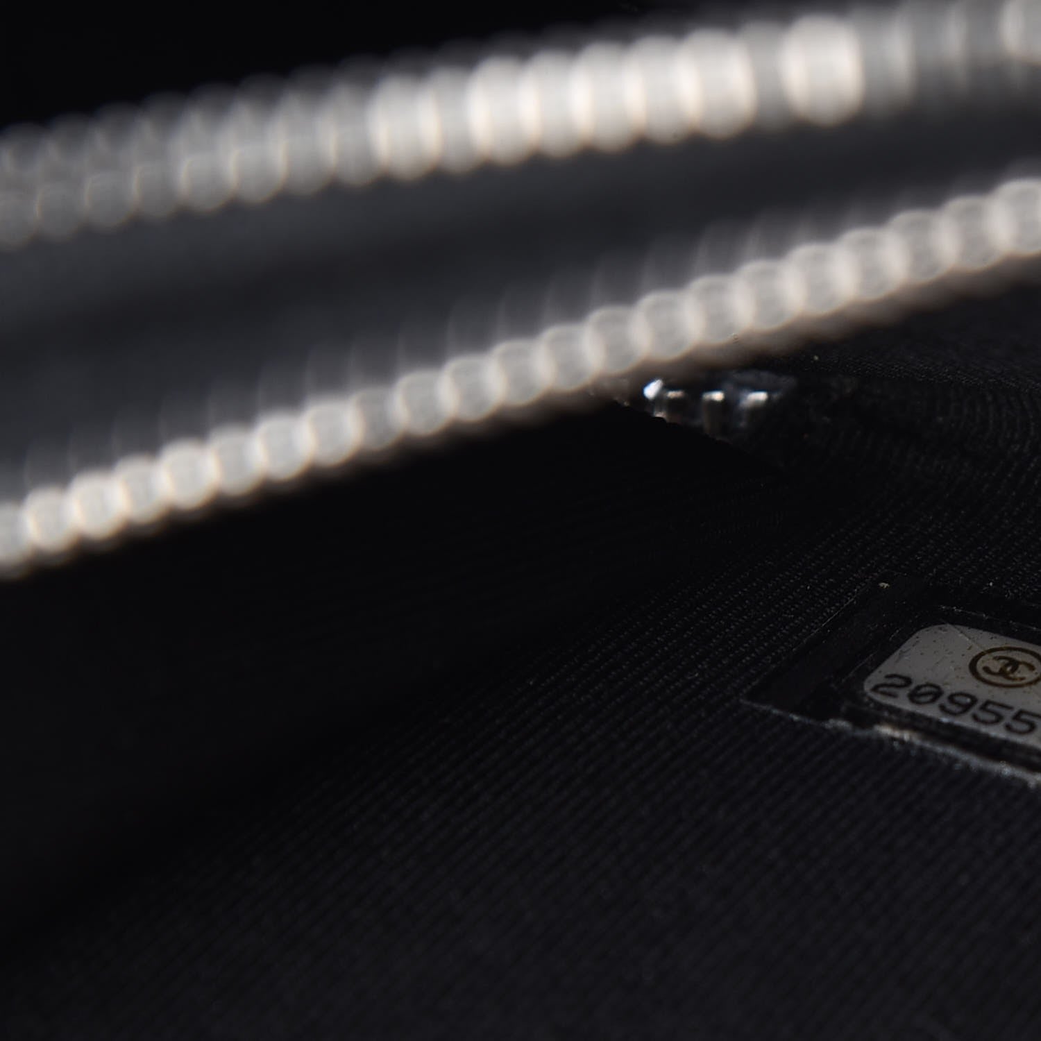Chanel Caviar Quilted Zip Around Phone Holder Black 7 of 7