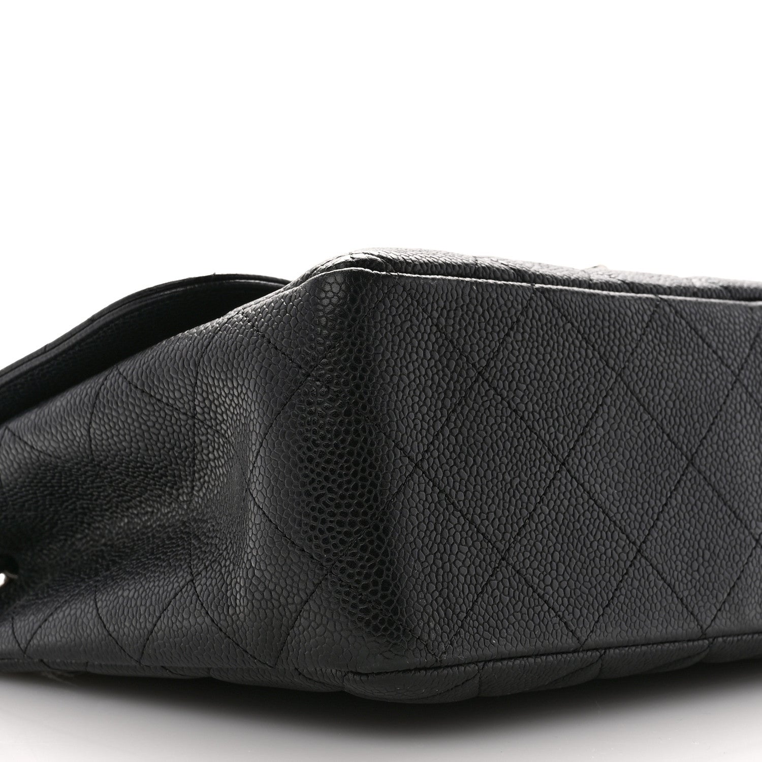 Chanel Caviar Quilted Jumbo Single Flap Black 9 of 11