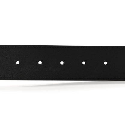 Gucci Moon Calfskin Pearl Double G 40mm Belt 95 38 Black Cream 4 of 8