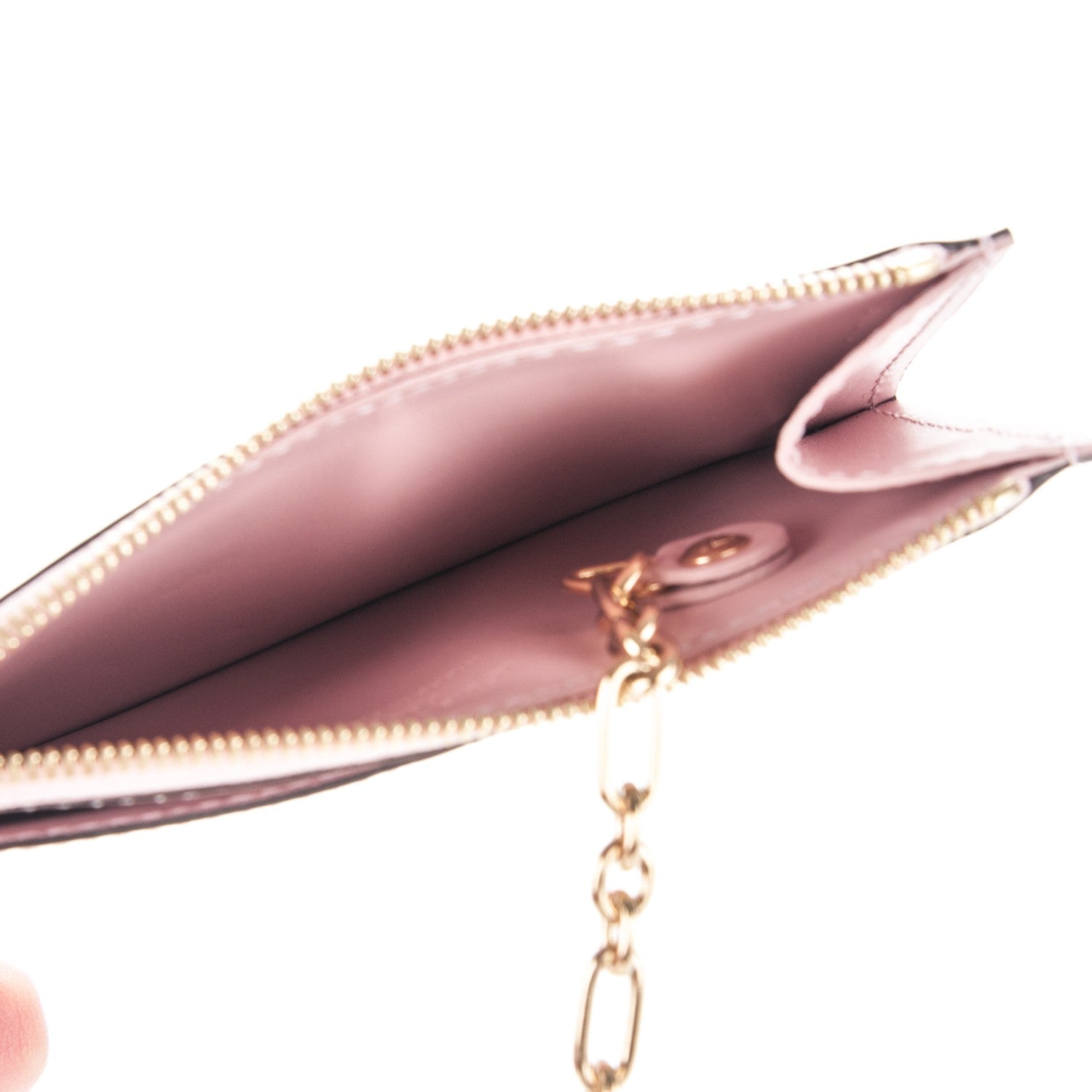 Louis Vuitton Vernis Key Pouch Rose Ballerine 5 of 7