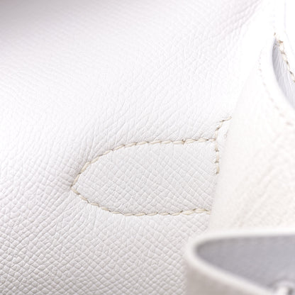 Hermes Epsom Kelly Sellier 40 White 16 of 48