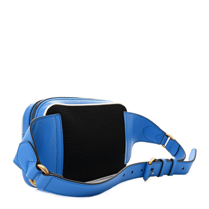 Gucci X ADIDAS Textured Dollar Calfskin Belt Bag Blue 3 of 13