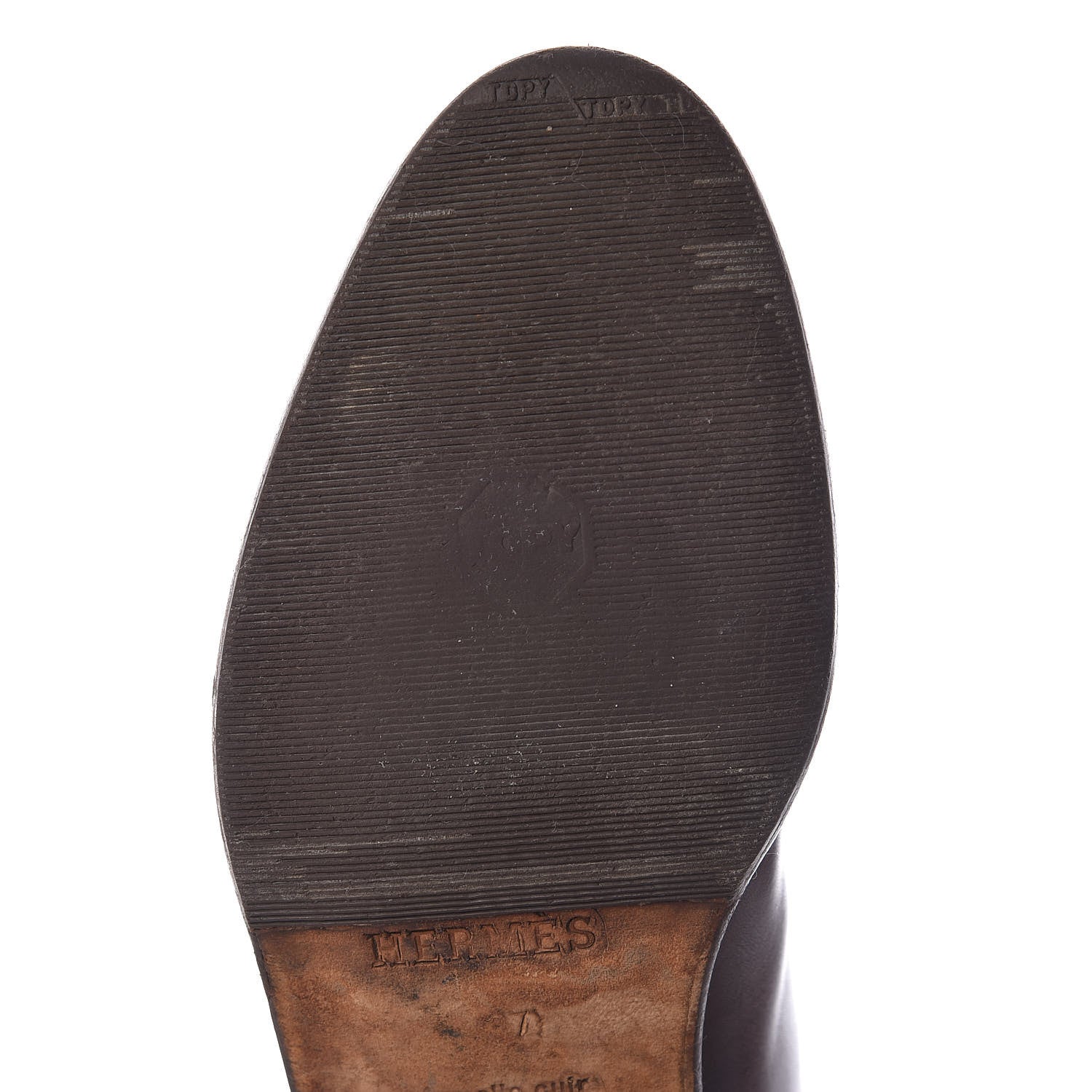 Hermes Box Kelly Jumping Boots 37 Chocolate 9 of 24