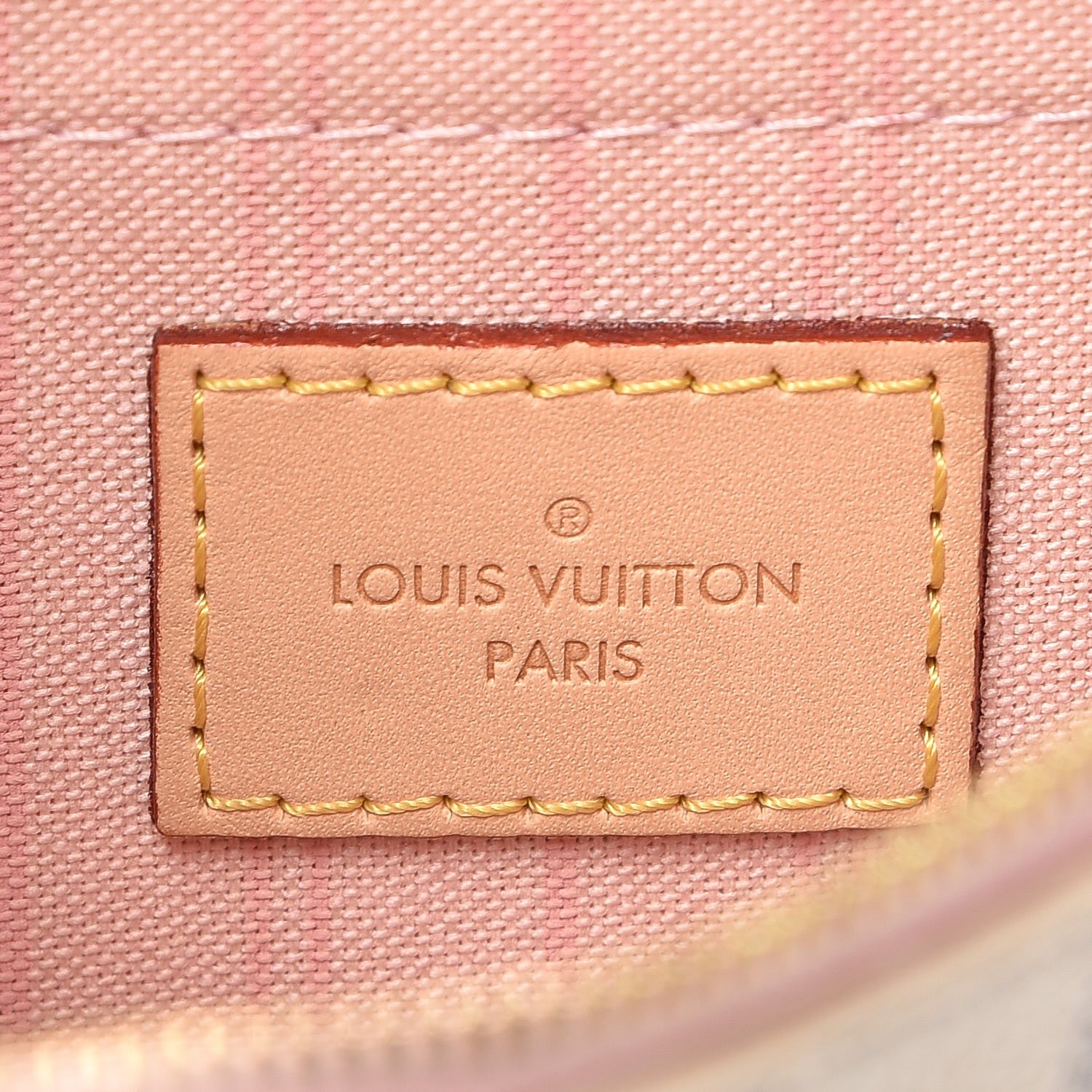 Louis Vuitton Damier Azur Neverfull MM GM Pochette Rose Ballerine 6 of 11