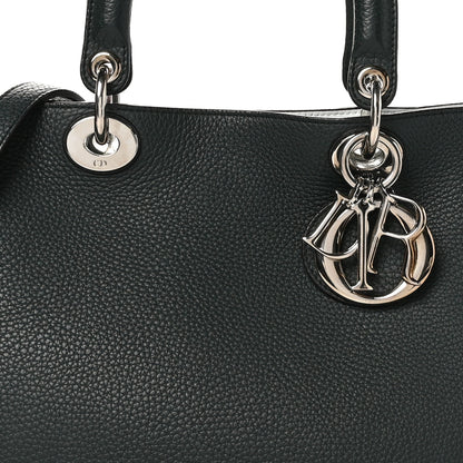 Christian Dior Bullcalf Medium Diorissimo Tote Deep Forest 9 of 11