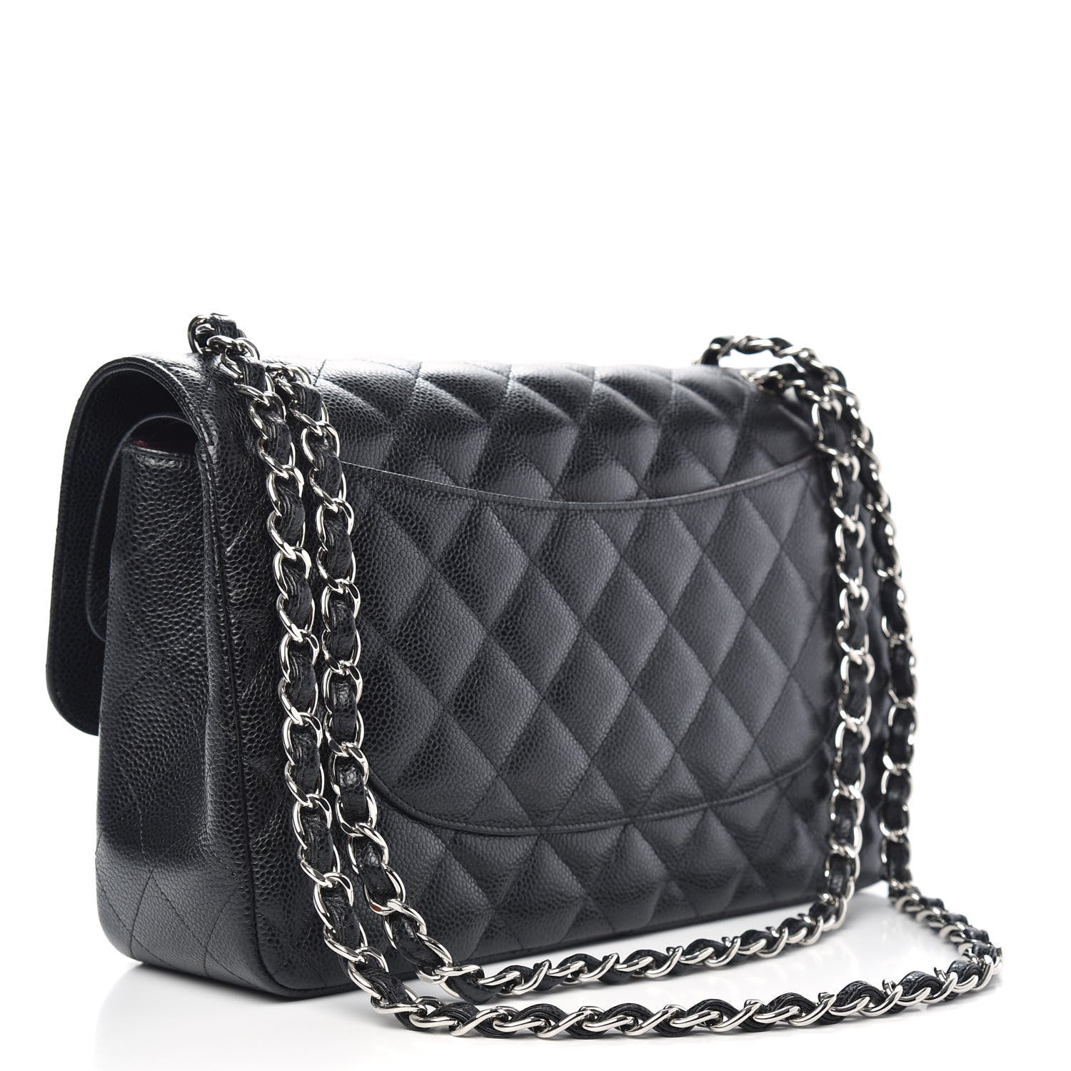 Chanel Caviar Quilted Jumbo Double Flap Black 3 of 11