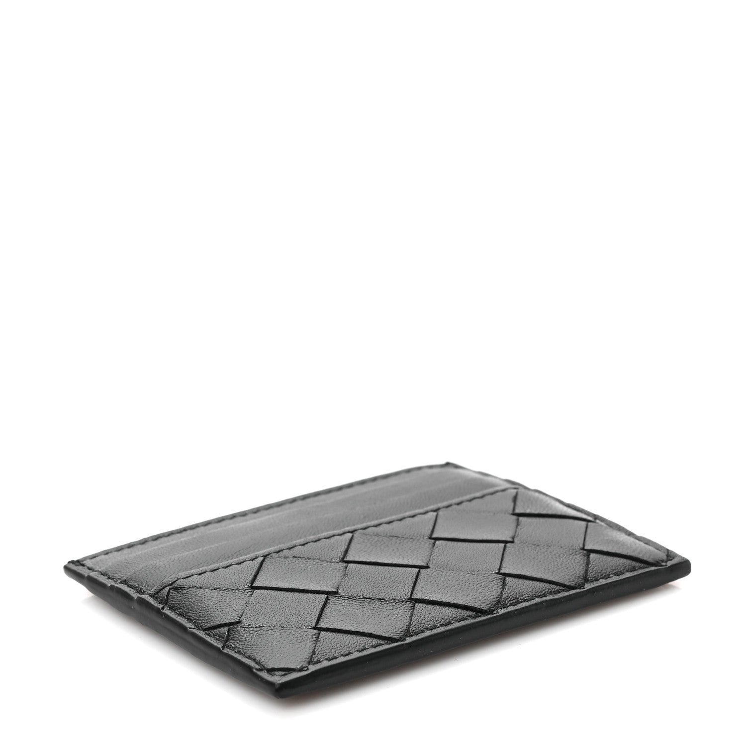 Bottega Veneta Nappa Intrecciato VN Card Case Black 4 of 6