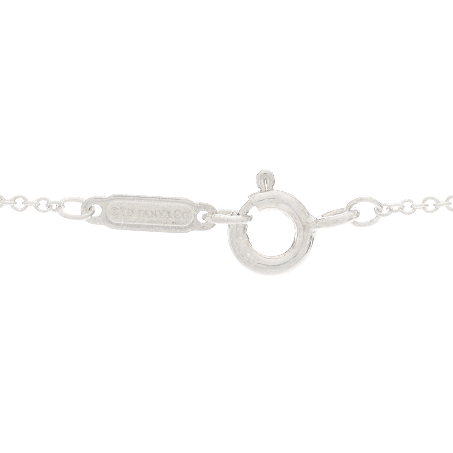Tiffany Sterling Silver Small Return to Tiffany Heart Pendant Necklace 3 of 7