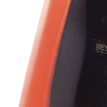 Chanel Patent Quilted Medium Boy Flap Orange 8 of 17