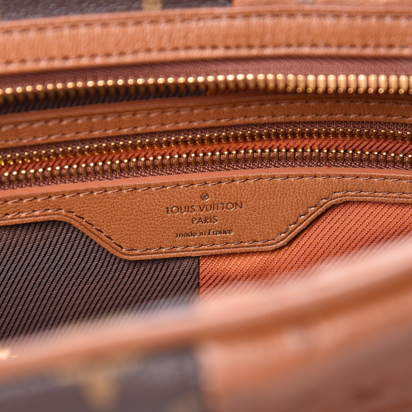 Monogram Stripes Medium Bag Bordeaux