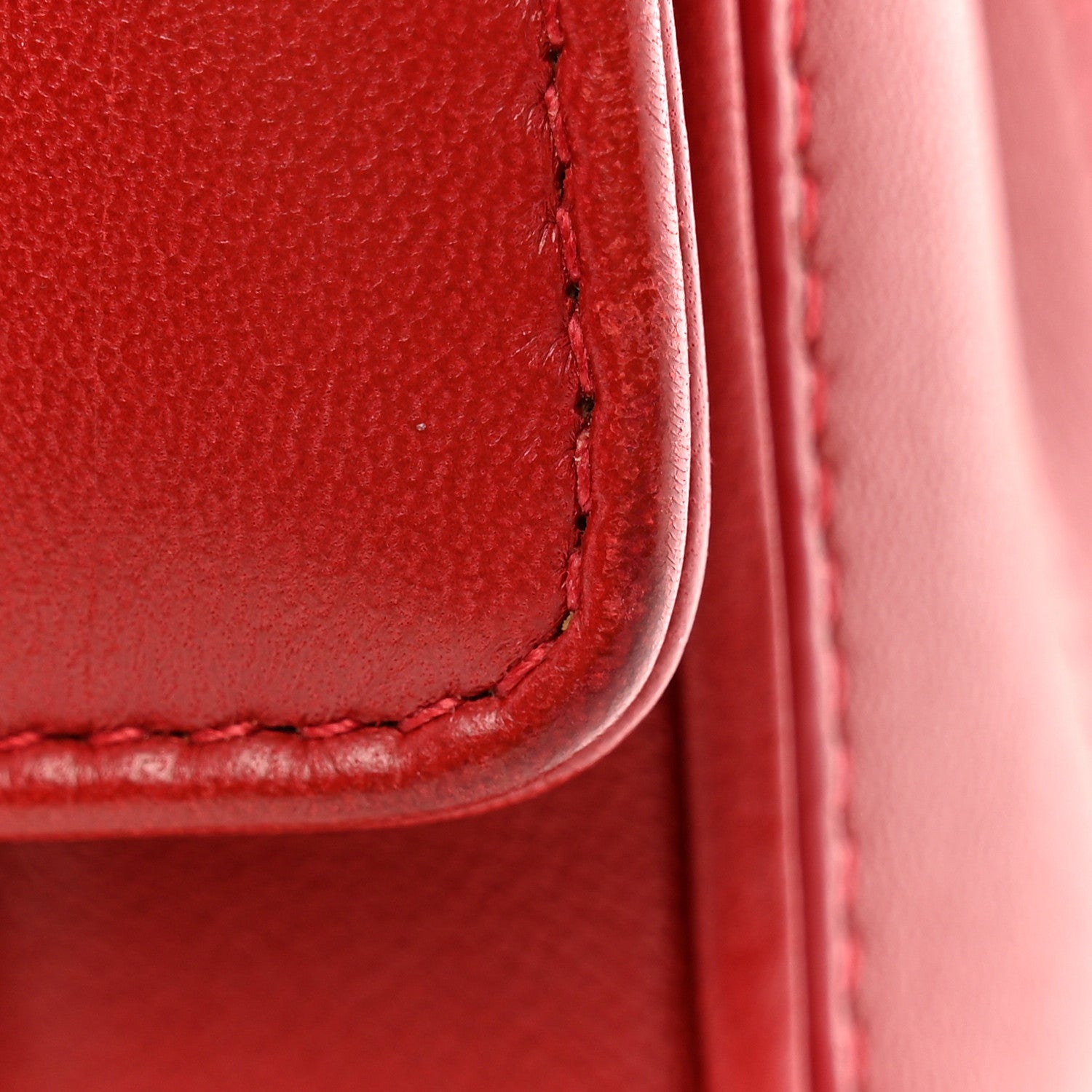 Saint Laurent Lambskin Matelasse Monogram Medium Vicky Chain Bag Rouge Eros 14 of 15