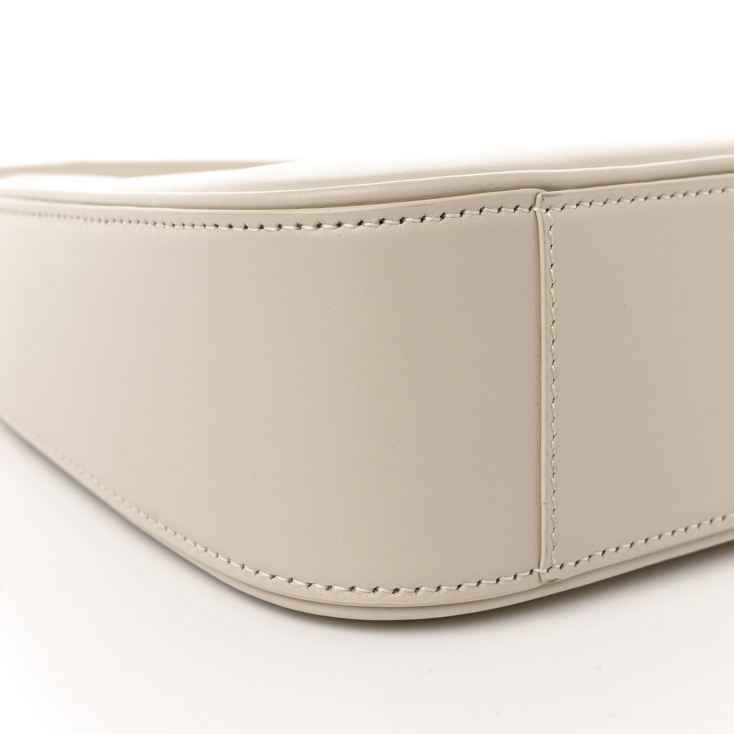 Saint Laurent Smooth Calfskin Le 5 A 7 Hobo Blanc Vintage 9 of 10