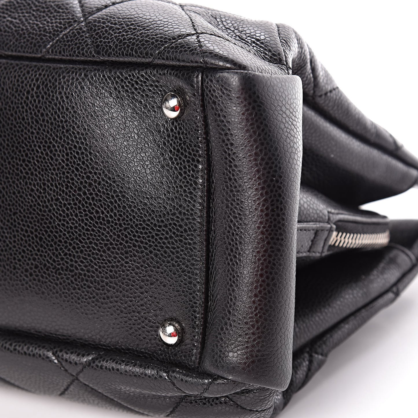 Caviar Quilted CC Timeless Tote Black