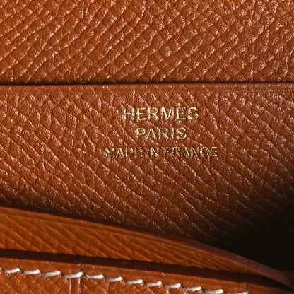Hermes Epsom Bearn Gusset Wallet Gold 6 of 8