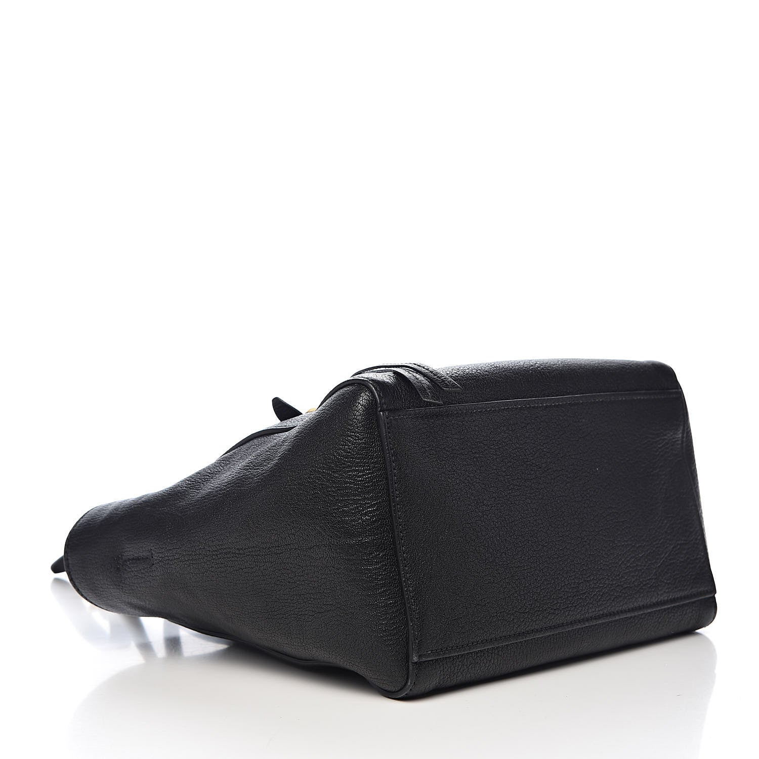 Miu Miu Goatskin Madras Tote Black 4 of 9