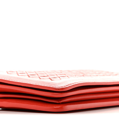 Bottega Veneta Nappa Intrecciato Continental Wallet on Chain Red 9 of 11
