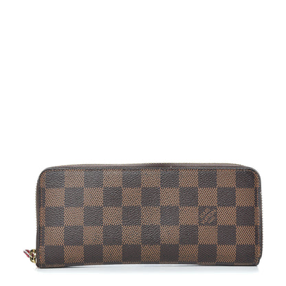 Louis Vuitton Damier Ebene Clemence Wallet 1 of 8