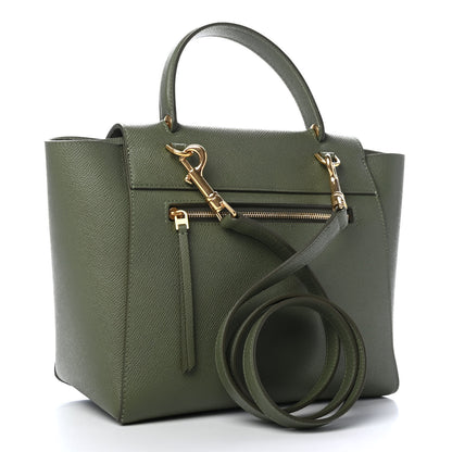 Celine Grained Calfskin Micro Belt Bag Army Green 2 of 4