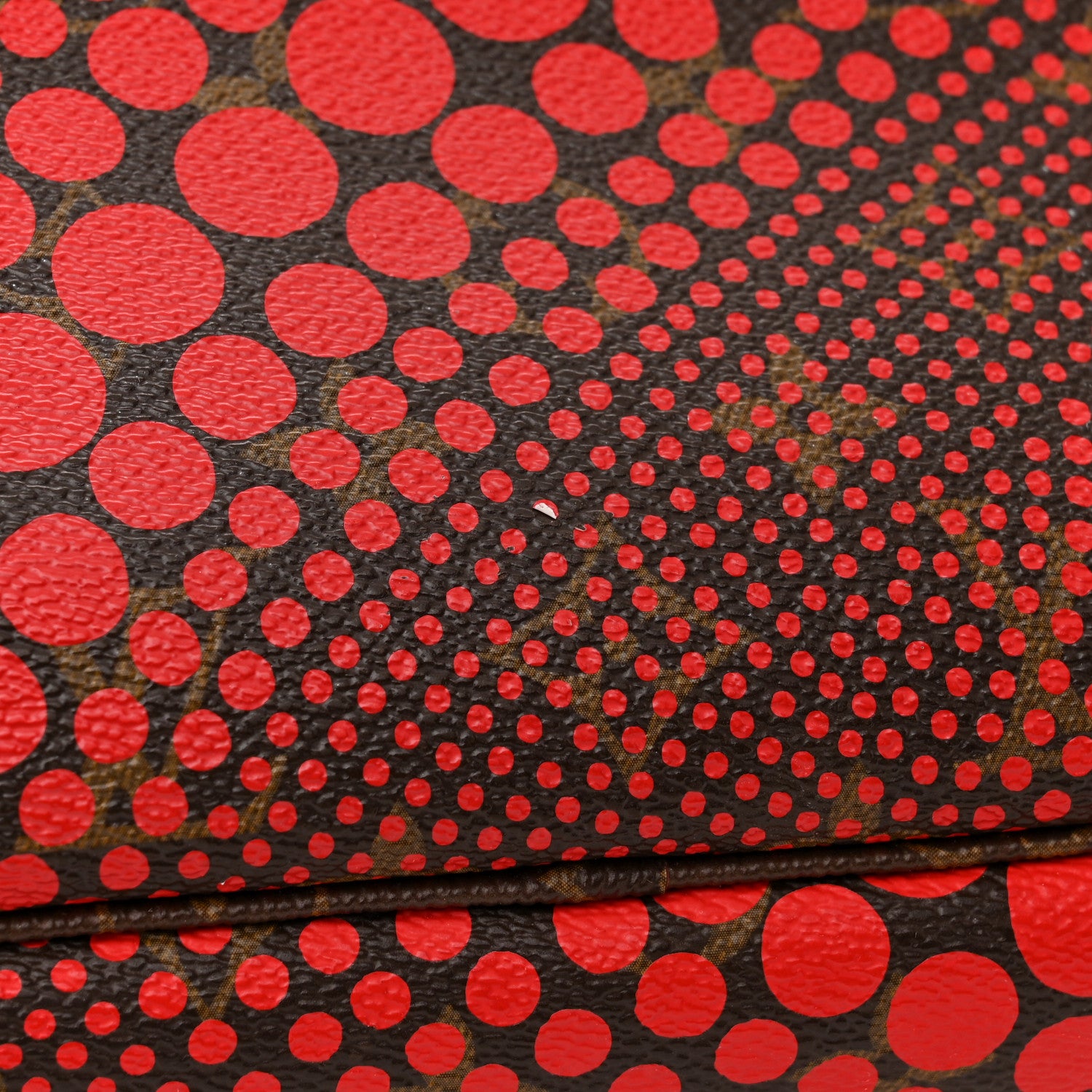 Louis Vuitton Monogram Kusama Waves Neverfull MM Red 14 of 21