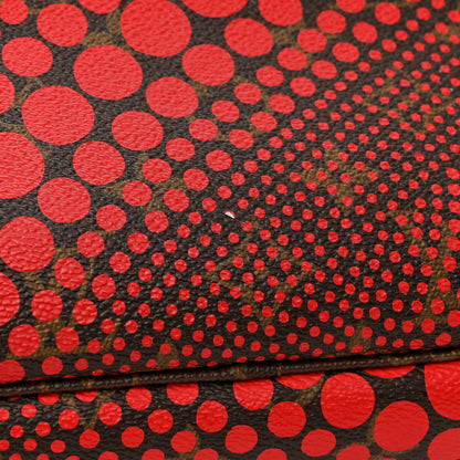 Louis Vuitton Monogram Kusama Waves Neverfull MM Red 14 of 21
