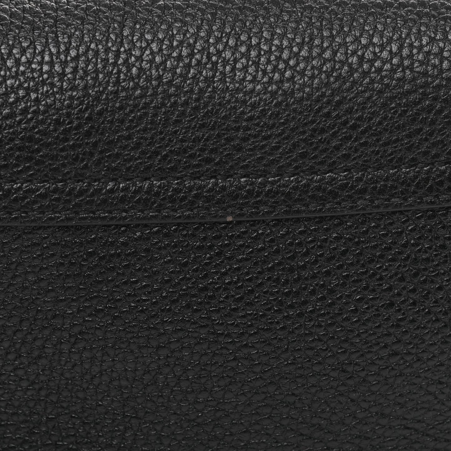 Pebbled Calfskin Medium Soho Flap Crossbody Black