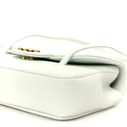 Chanel Shiny Caviar Mini Preppy Coco Shoulder Bag Light Blue 10 of 11