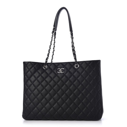 Chanel Caviar Quilted Large Shopping Tote Black 1 of 8