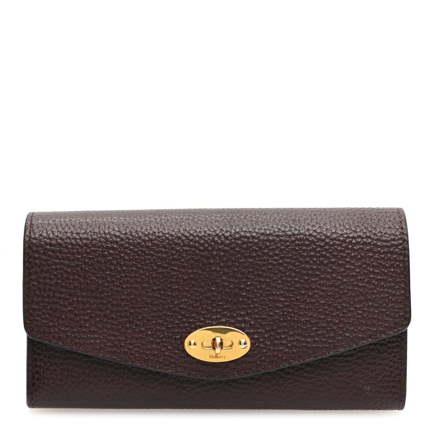 Mulberry Grain Vegetable Tanned Calfskin Darley Wallet Oxblood 1 of 6
