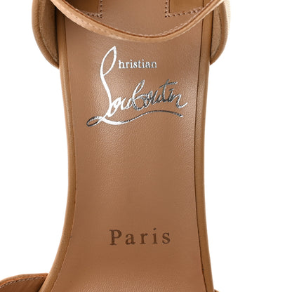 Christian Louboutin Kid Astrida Bride 100 Pumps 39 Nude 7 of 9