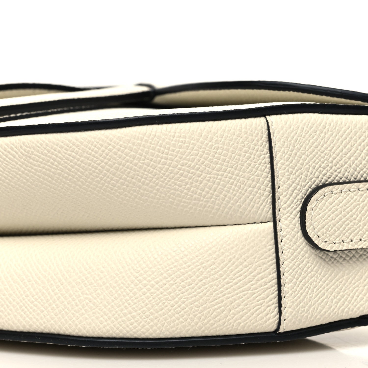 Christian Dior Grained Calfskin Saddle Bag With Strap Latte 10 of 10