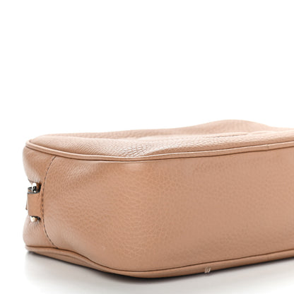 Gucci Pebbled Calfskin Small Soho Disco Bag Camelia 8 of 9