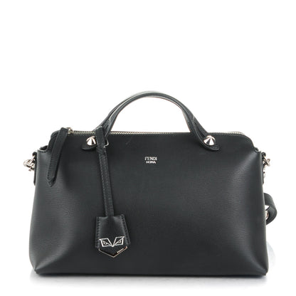 Fendi Vitello Dolce Medium By The Way Boston Bag Black 1 of 8
