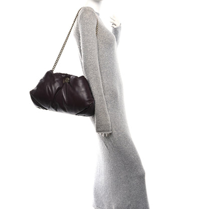 Proenza Schouler Lambskin Puffy Tobo Chain Shoulder Bag Chocolate 2 of 10