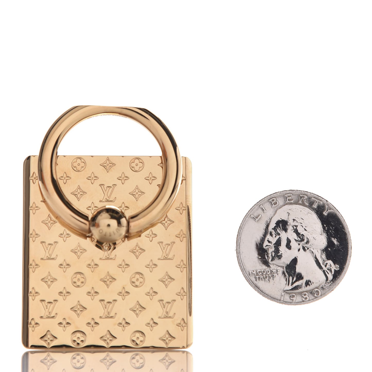 Nanogram Phone Ring Holder Gold