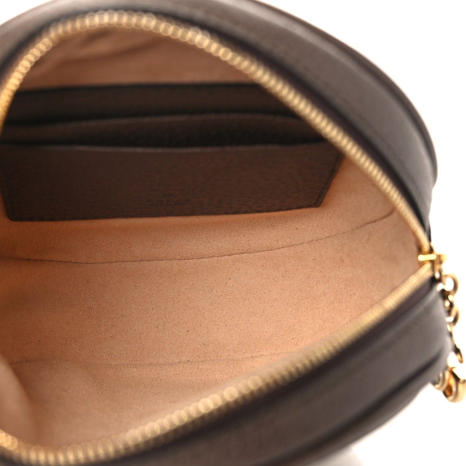 Gucci GG Supreme Monogram Web Ophidia Circle Wristlet Beige New Acero 5 of 9