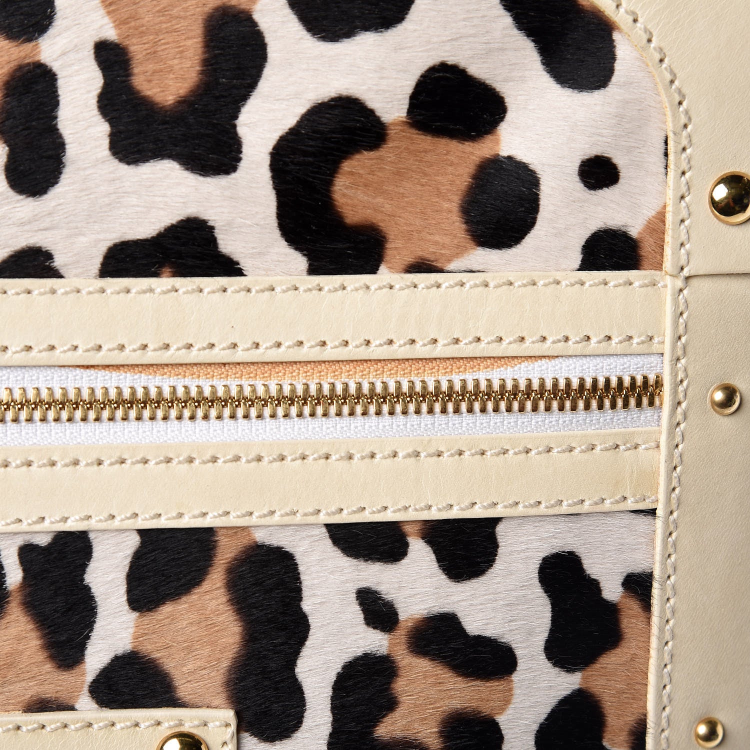 Valentino Garavani Calf Hair Leopard Print Rolling Luggage 21 of 34