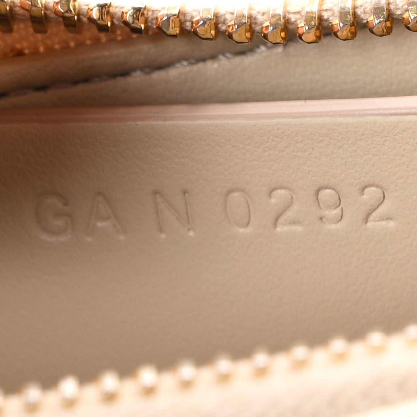 Coated Canvas Logo 4G Embossed Small Moon Cut Out Shoulder Bag Natural Beige