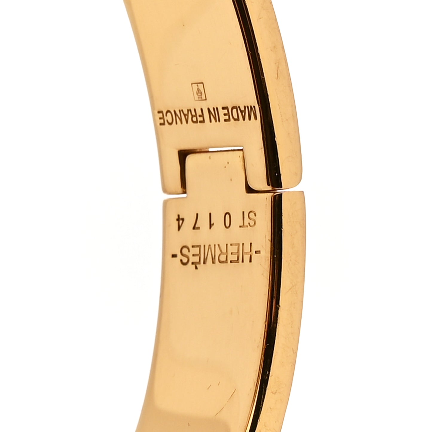 Enamel Narrow Clic Clac H Bracelet PM Bleu Transat