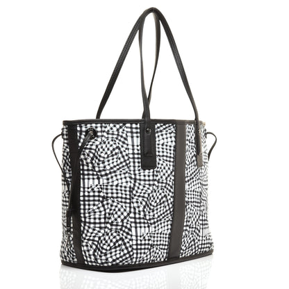 MCM Visetos Medium Liz Reversible Shopper Tote Black 6 of 15