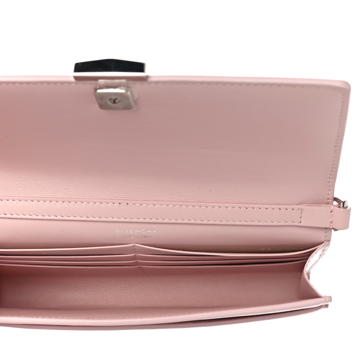 Box Calfskin 4G Wallet on Chain Pale Pink