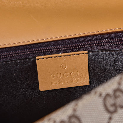 Gucci Monogram Clutch Brown 6 of 10