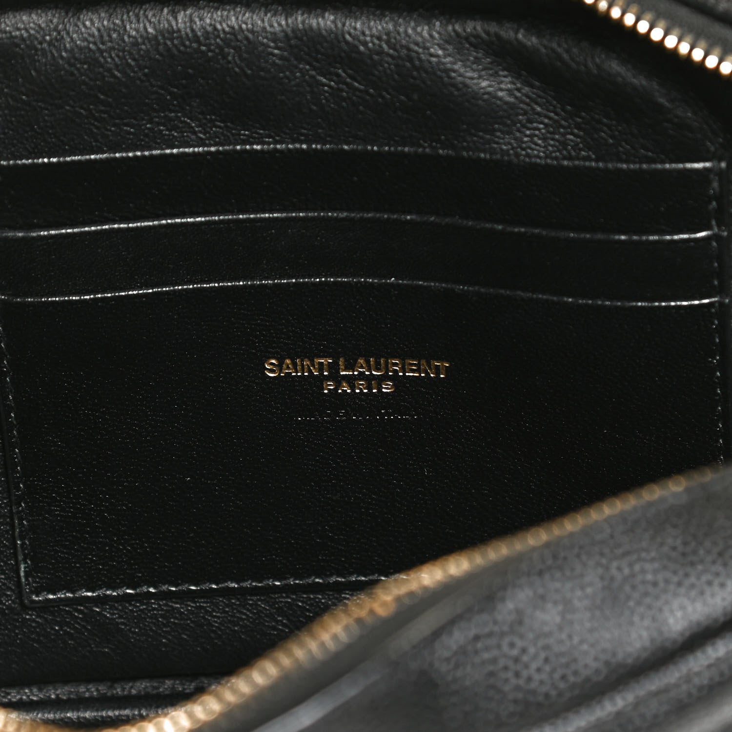 Saint Laurent Grain De Poudre Matelasse Monogram Mini Lou Camera Bag Black 6 of 11